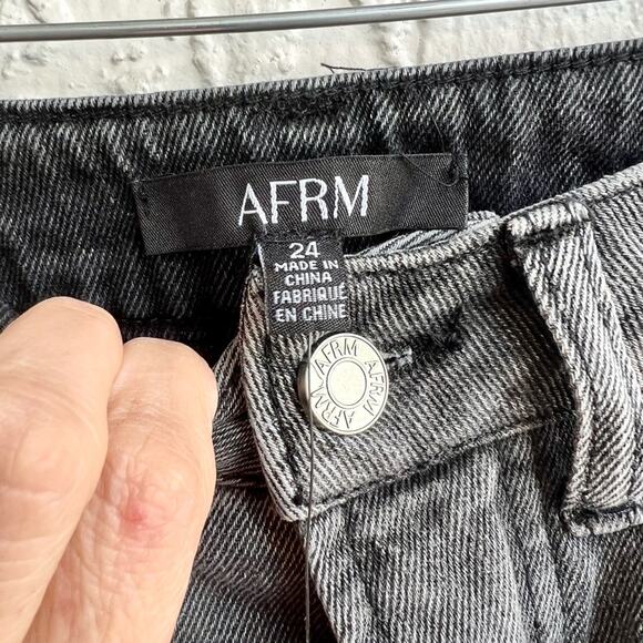 AFRM jeans oden gray wash NWT - Picture 5 of 8